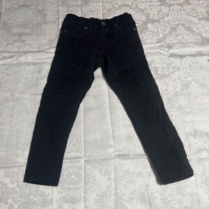 Boys FWRD Denim Black Distressed Jeans Size 4